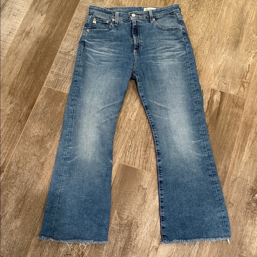 AG Classic Blue Denim Jeans Farrah Boot Crop size 32